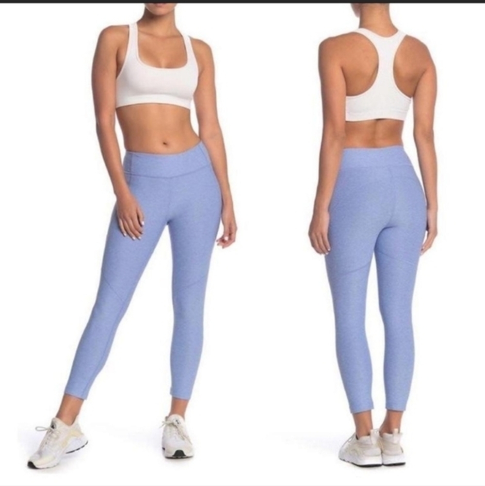 Outdoor Voices Warm Up‎ Leggings Lilac Light Blue 25” 7/8 Ankle Length Medium L